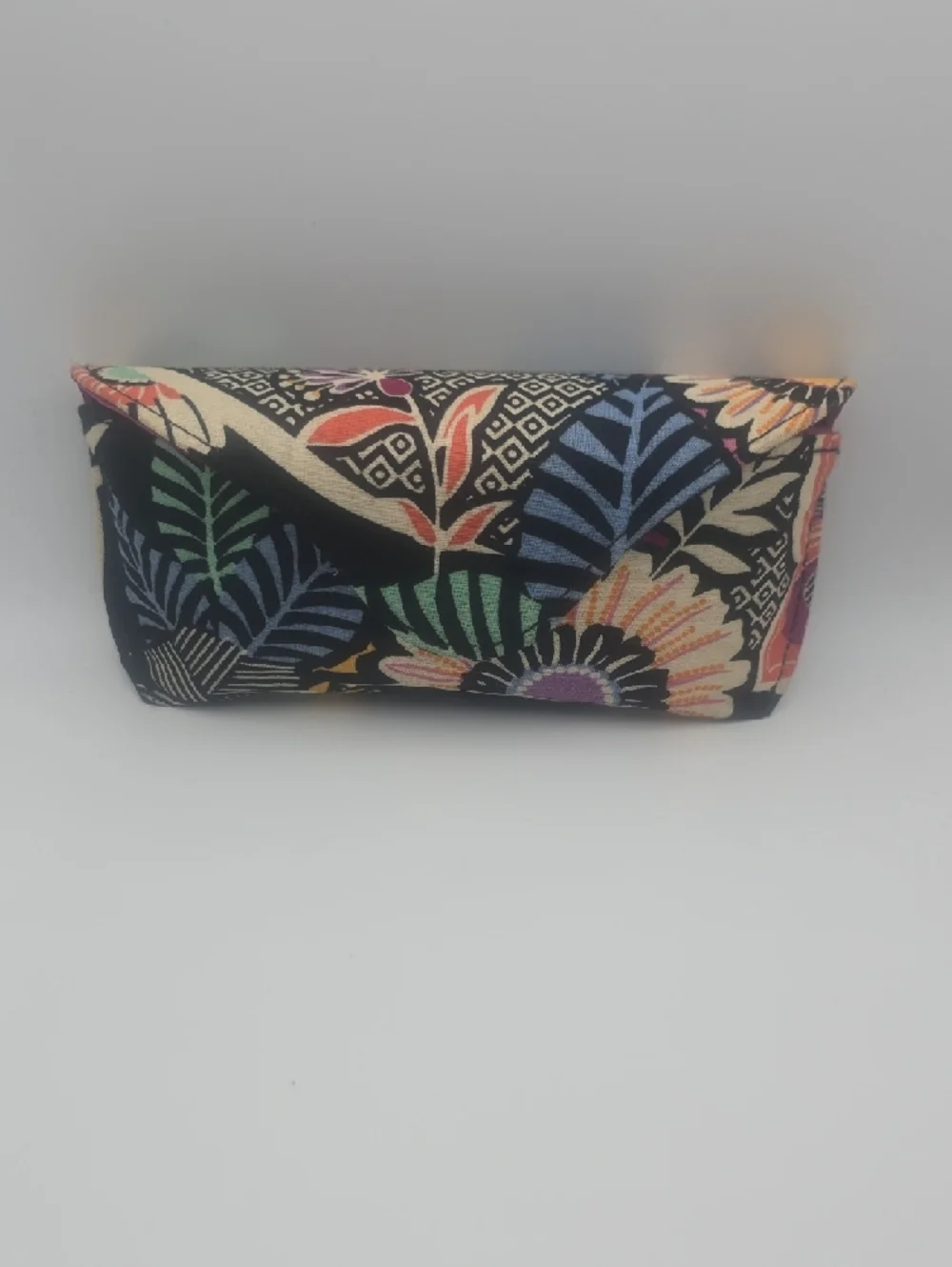 Vera Bradley Floral Multi-Color Foldover Clutch Sunnies Hard Case (EUC)🌸🌻🌼